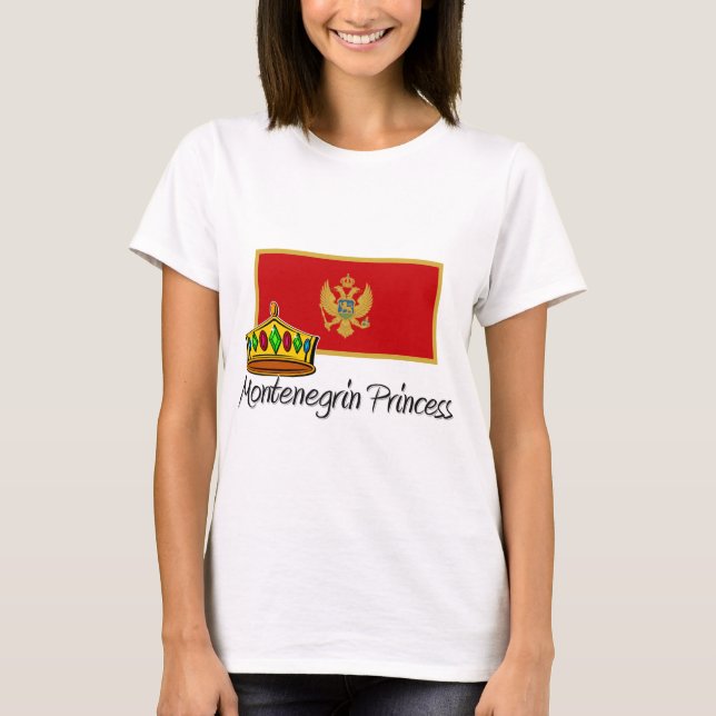 Montenegrin Princess T-shirt (Framsida)