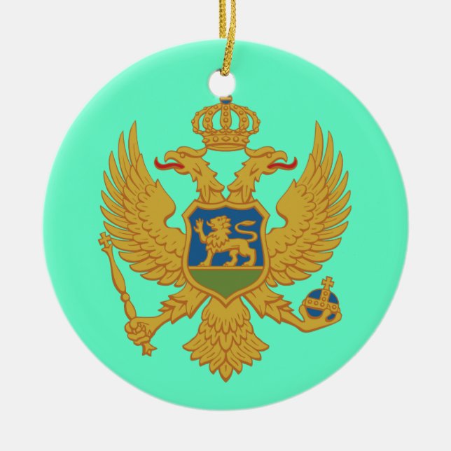 MONTENEGRO* Anpassningsbarnas julprydnad Julgransprydnad Keramik (Framsidan)