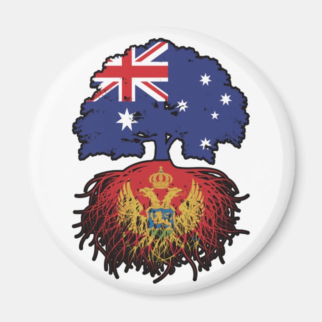 Montenegro, Australien, Australien, Träd Magnet (Framsidan)