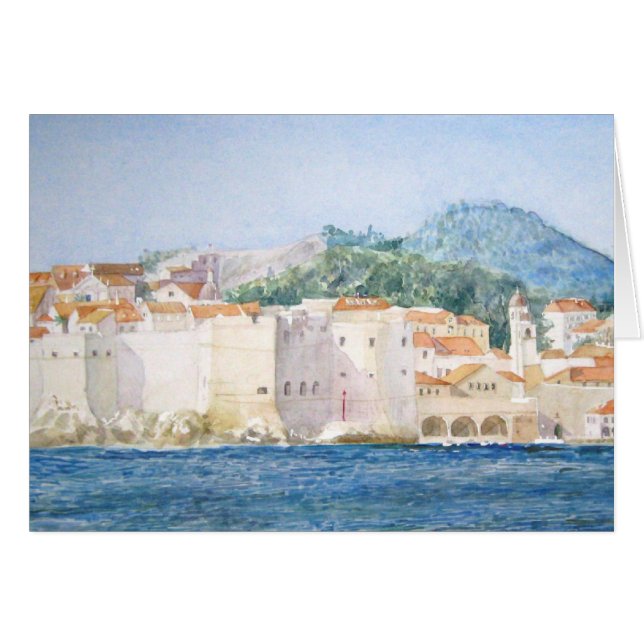 Montenegro Budva Hälsningskort (Framsidan Horizontal)