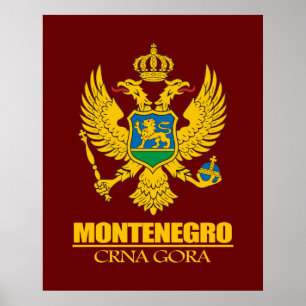 "Montenegro COA" Poster och skriver ut
