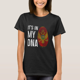 Montenegro Det är i mitt DNA-Flagga Pride H T Shirt