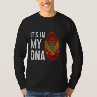 Montenegro Det är i mitt DNA-Flagga Pride H T Shirt