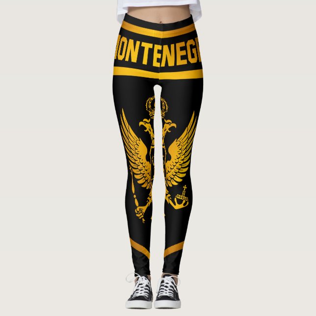 Montenegro Emblem Leggings (Framsida)