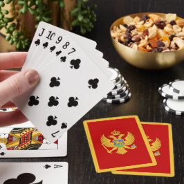 Montenegro flagga casinokort