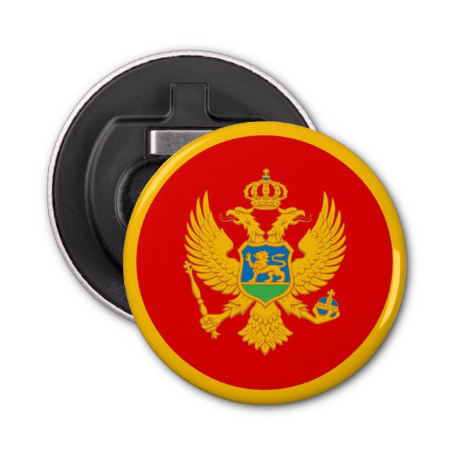 Montenegro Flagga Flasköppnare (Framsidan)