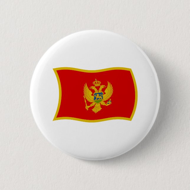 Montenegro Flagga Knapp (Framsida)