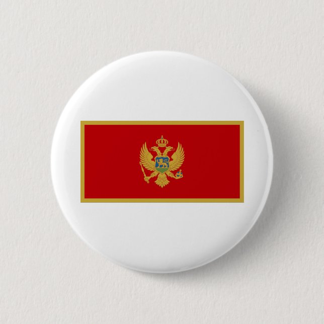 Montenegro Flagga Knapp (Framsida)