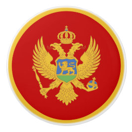 Montenegro flagga knopp
