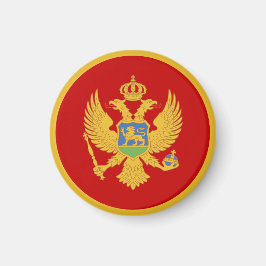 Montenegro flagga magnet