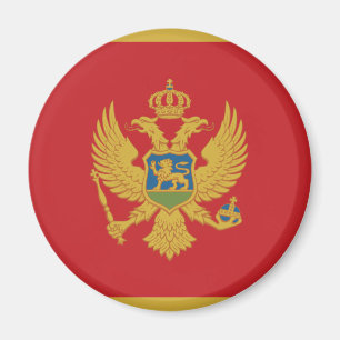 Montenegro flagga magnet