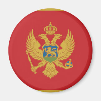 Montenegro flagga magnet