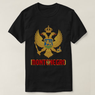 Montenegro, Flagga och Jacka av Arm Patriotic T Shirt