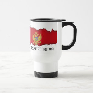 Montenegro flagga resemugg