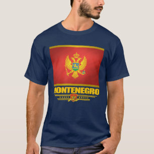 Montenegro Flagga Shirts T Shirt