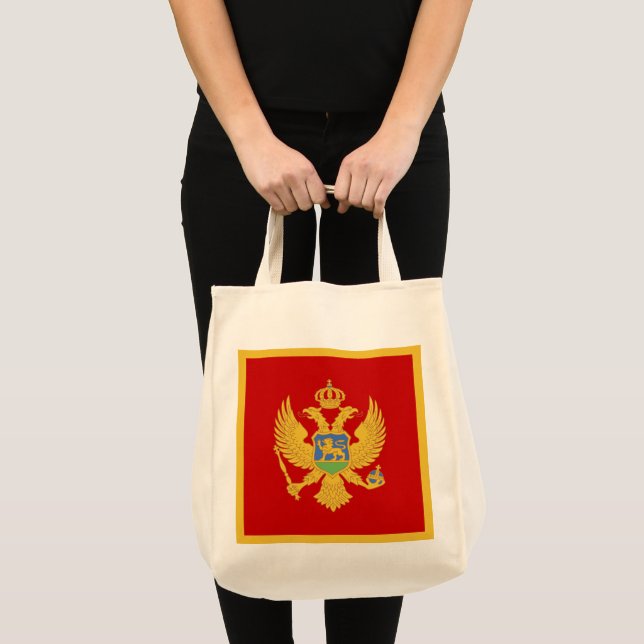 Montenegro flagga tygkasse (Framsida (produkt))
