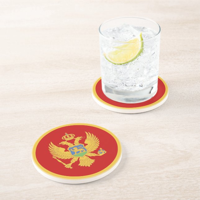 Montenegro flagga underlägg (Sidan)