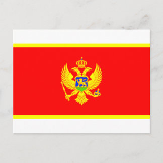 Montenegro Flagga Vykort