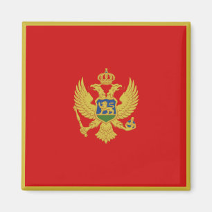 Montenegro flaggamagnet magnet