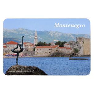 Montenegro högvärdig magnet