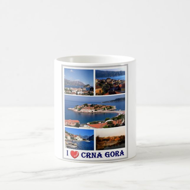 Montenegro - I Kärlek - Kaffemugg (Center)