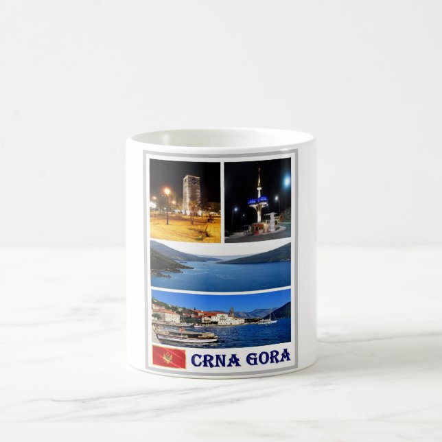 Montenegro - Jag älskar - Kaffemugg (Center)