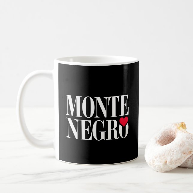 Montenegro Kaffemugg (Med munk)
