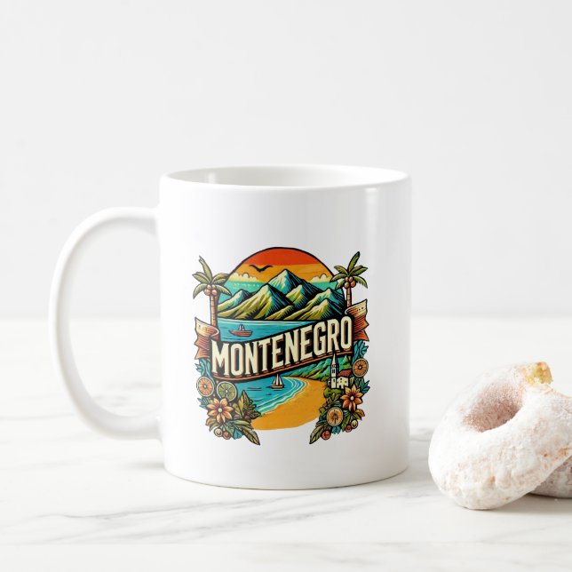 Montenegro Kaffemugg (Med munk)