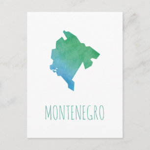 Montenegro Karta Vykort