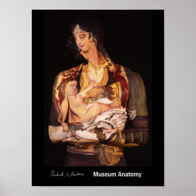 Montenegro, kvinna med barn, efter Jaroslav Cermak Poster (Framsidan)