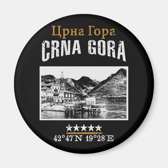 Montenegro Magnet (Framsidan)