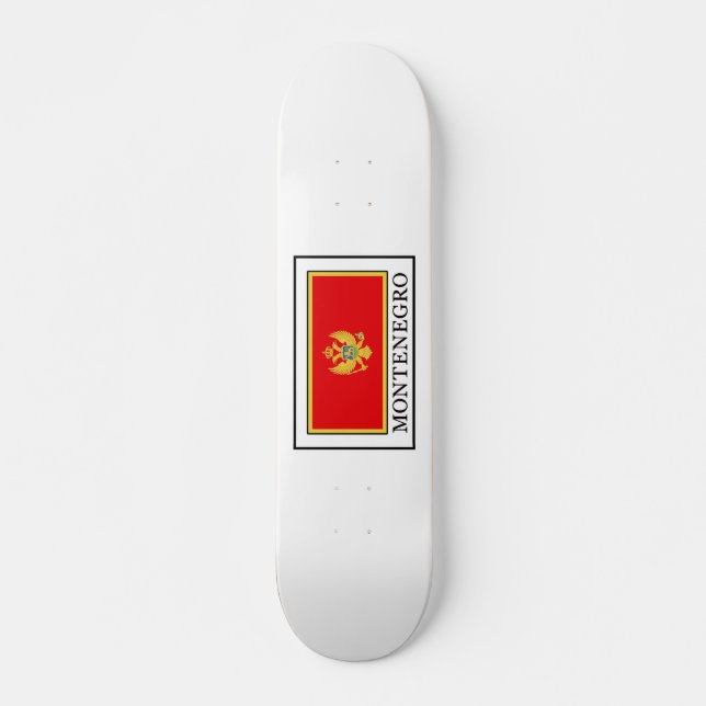 Montenegro Mini Skateboard Bräda 18,5 Cm (Framsida)