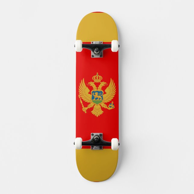 Montenegro Mini Skateboard Bräda 18,5 Cm (Framsida)