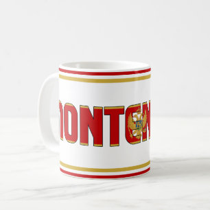 Montenegro National Flagga Patriotic Kaffemugg