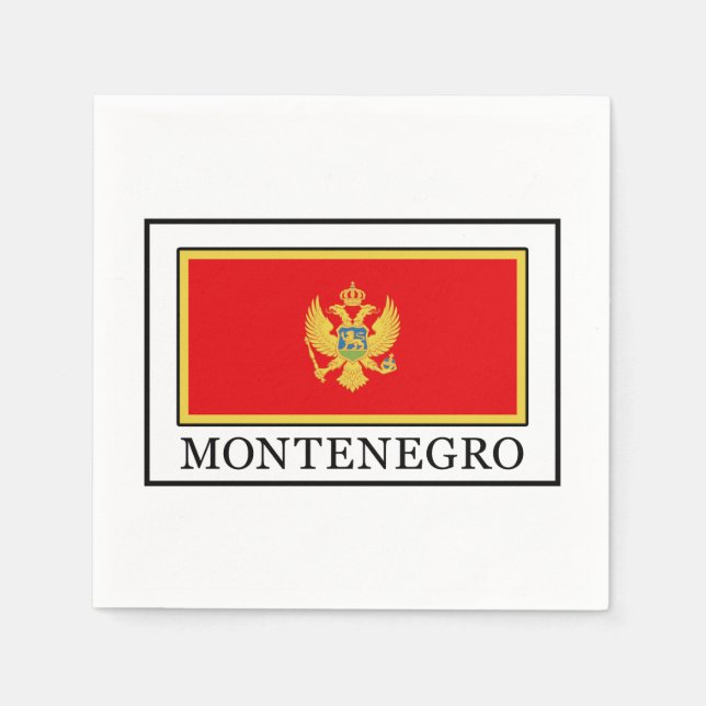 Montenegro Pappersservett (Framsidan)