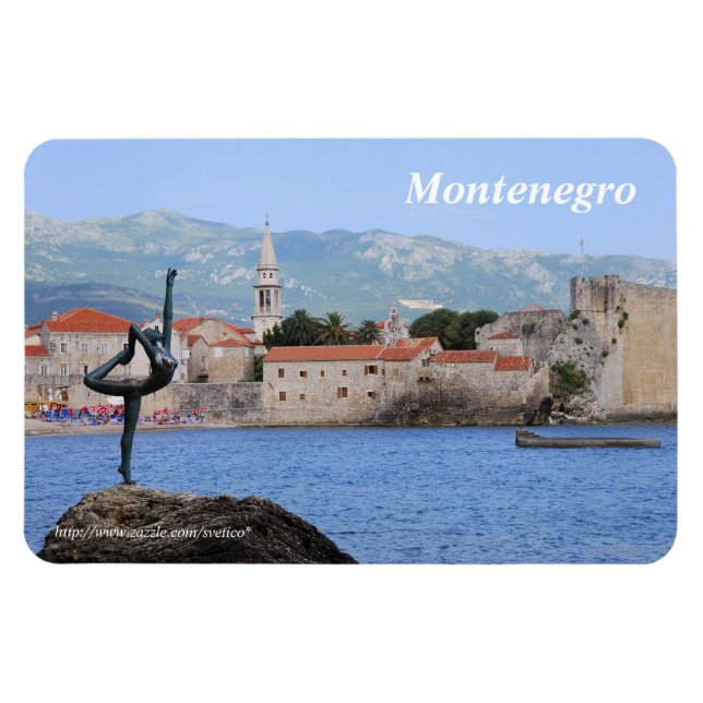 Montenegro Premium Magnet (Horisontell)