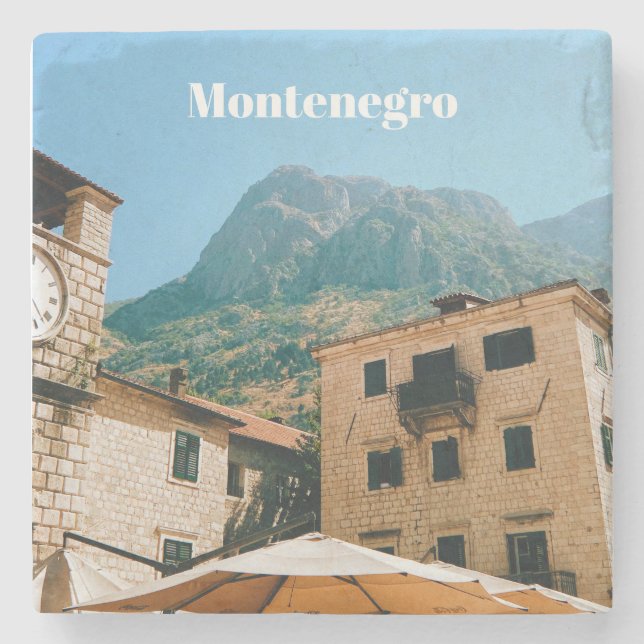 Montenegro stadsbild  stenunderlägg (Framsidan)
