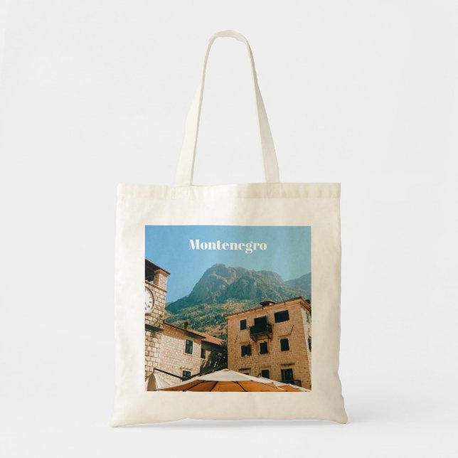 Montenegro stadsbild  tygkasse (Framsidan)