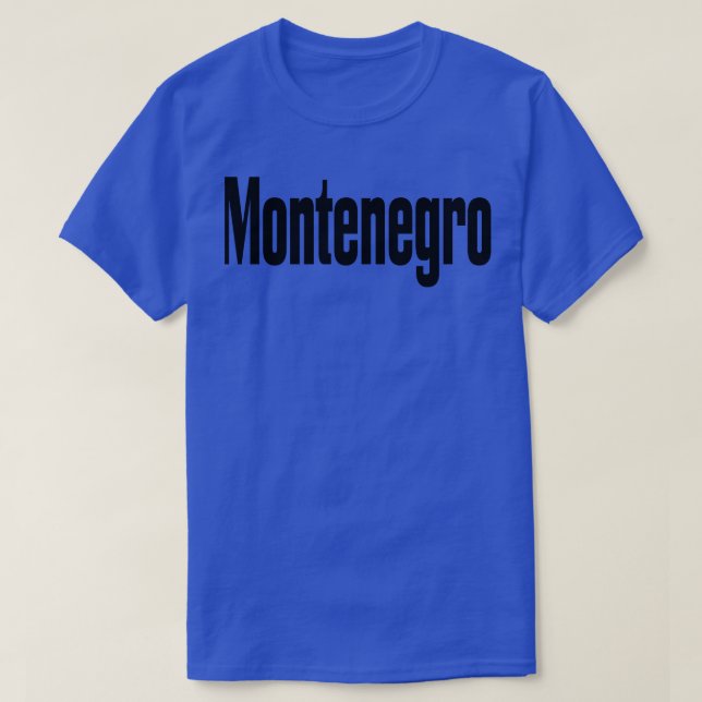 Montenegro T Shirt (Design framsida)