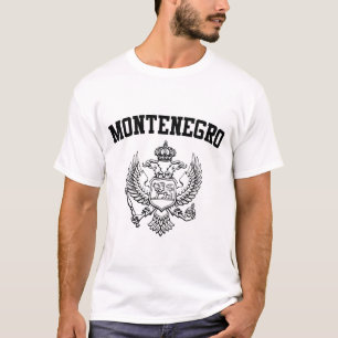 Montenegro vapensköld tee shirt