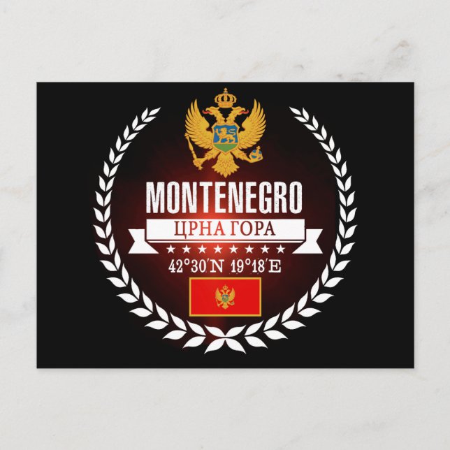 Montenegro Vykort (Framsida)