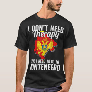 Montenegros Flagga I Montenegro Flagga I Vacation T Shirt
