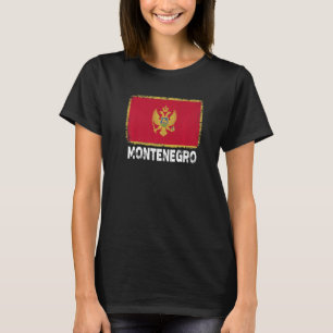 Montenegros Flagga Support för montenegrinska kvin T Shirt
