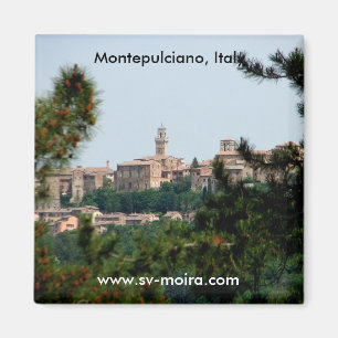 Montepulciano italien magnet