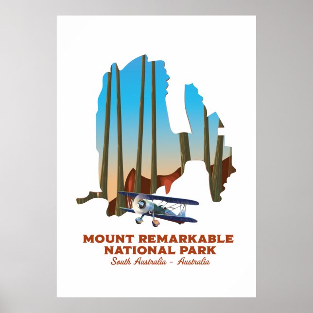 Montera anmärkningsvärd reseaffisch för SydAustral Poster (Framsidan)