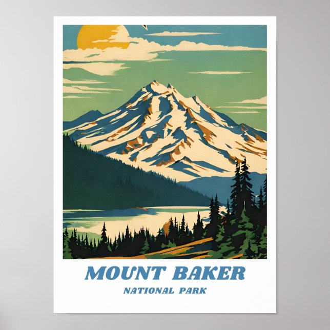 Montera Baker National Forest Illor Dec Poster (Framsidan)