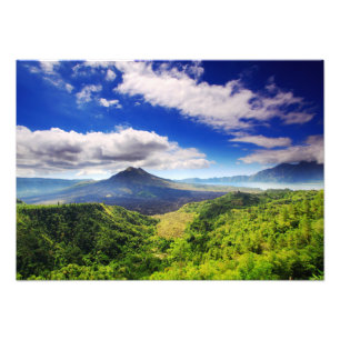 Montera Batur Volcano Photo Print Fototryck