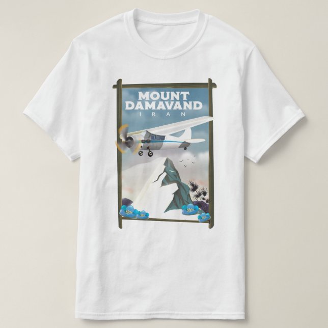 Montera Damavand Iran-reseaffisch. T Shirt (Design framsida)
