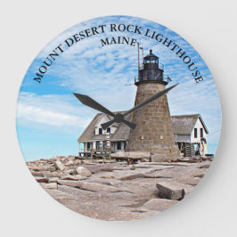 Montera Desert Sten fyr, Maine Round Clock Stor Klocka