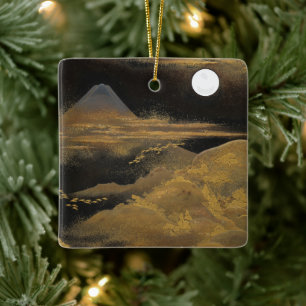 Montera Fuji i Moonlight - Bright: Julgransprydnad Keramik